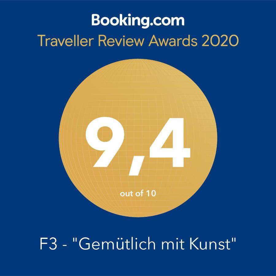 F3 - "Gemuetlich Mit Kunst" Apartment Dresden Luaran gambar